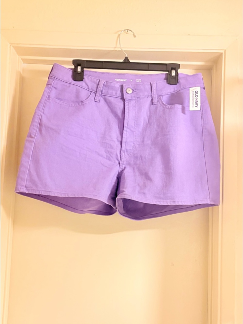 Old Navy Lilac Denim Shorts - Picture 5 of 5